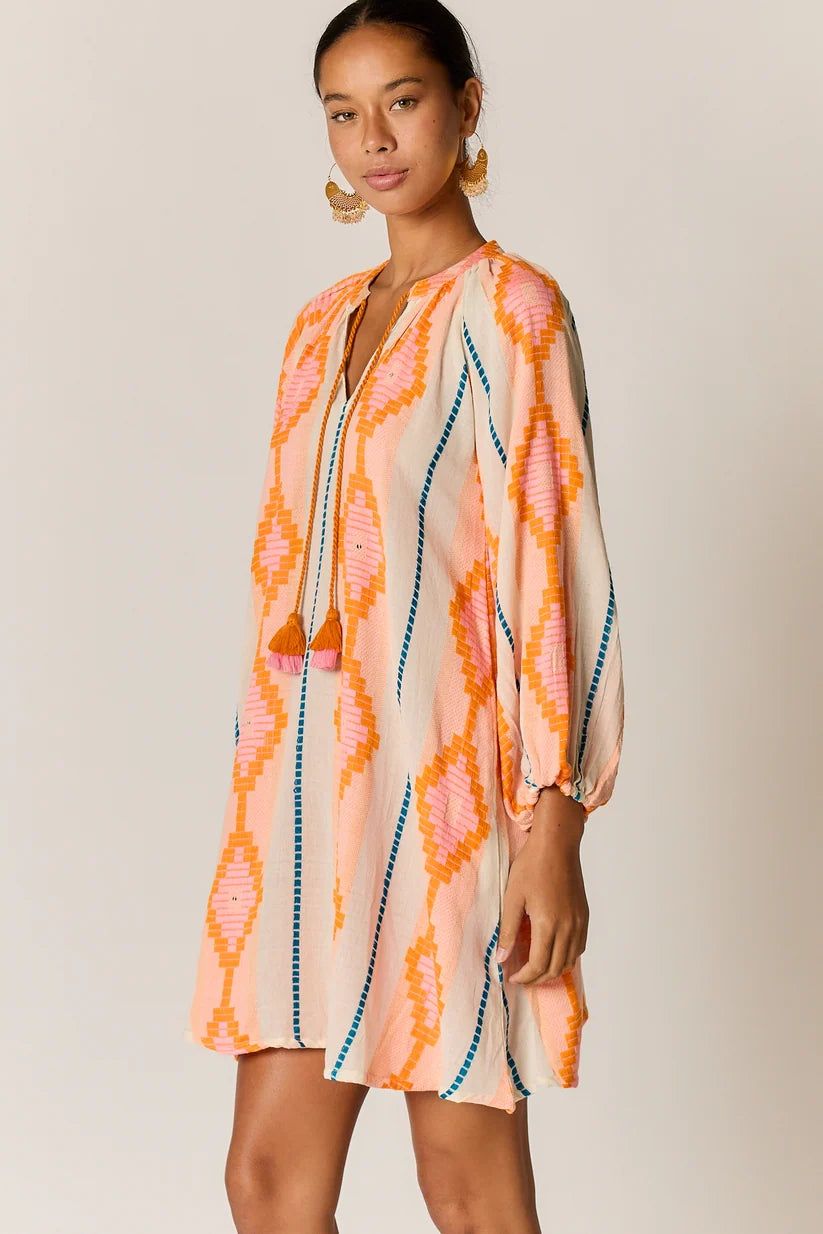 Zeinert Tunic Dress Orange