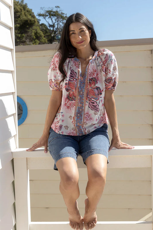 Sweet Iris Top Multi