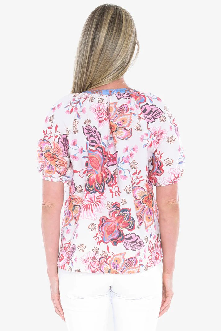 Sweet Iris Top Multi