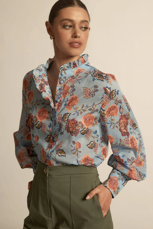 Brim Top Twilight Bloom